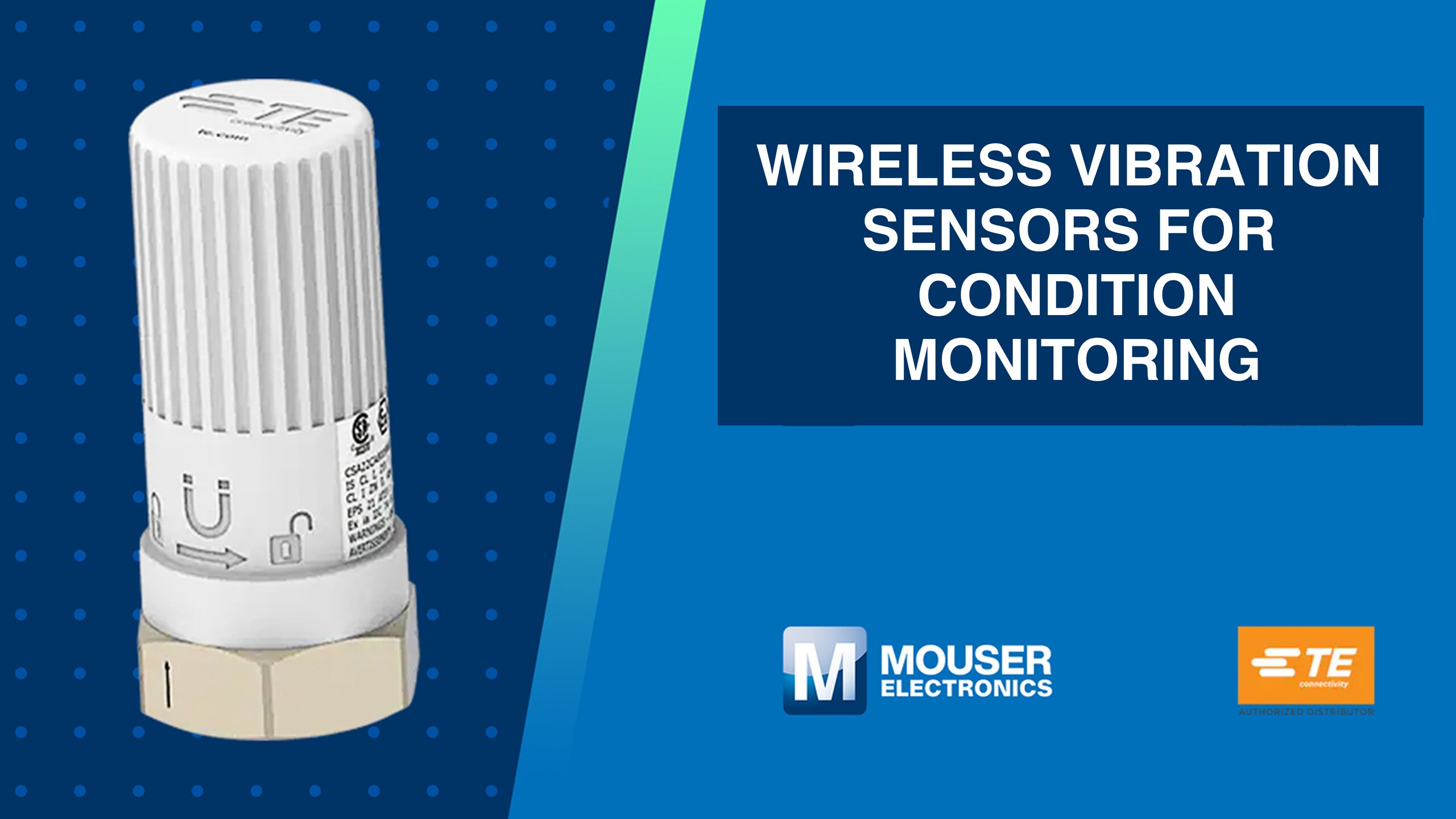 TE Connectivity Wireless Vibration Sensors